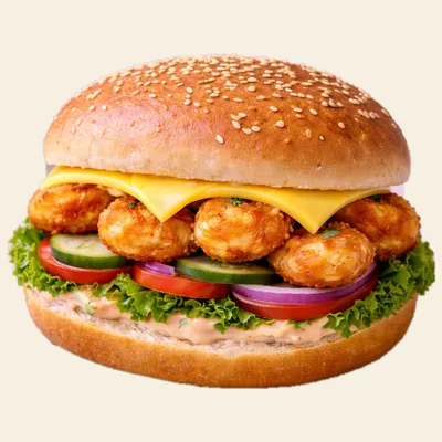 Chicken Nugget Burger